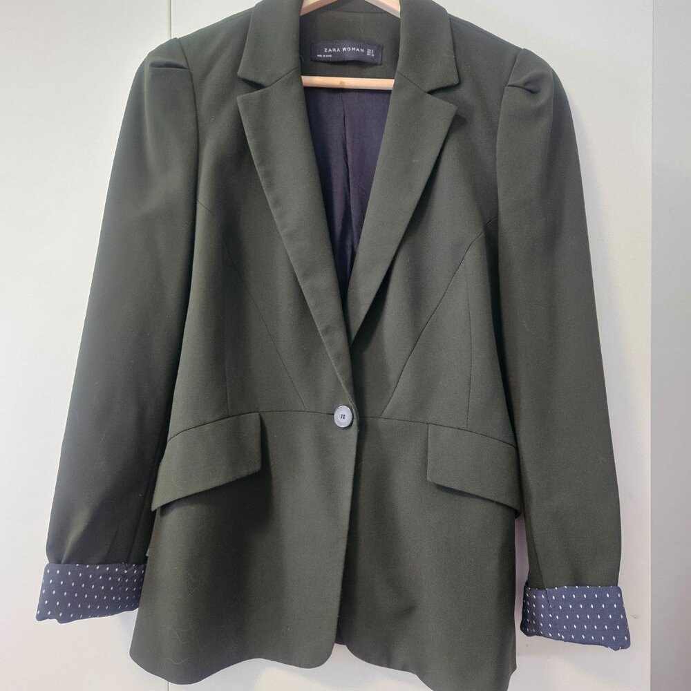 Zara dark green blazer